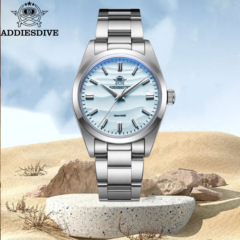 ADDIESDIVE 36mm Watch for Woma - огляд і ціна Stainless Bracelet Diver