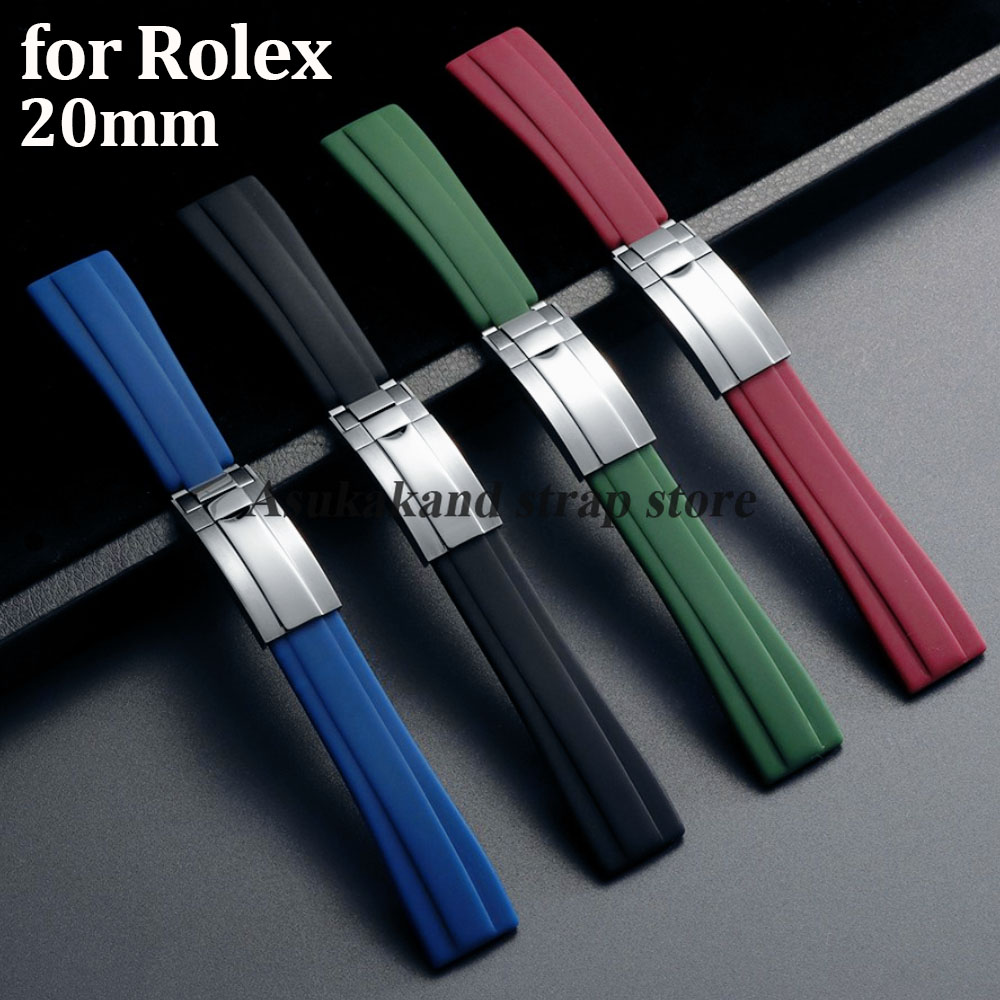 Silicone Watchstrap 20mm for R - огляд і ціна Rolex Watch Submariner