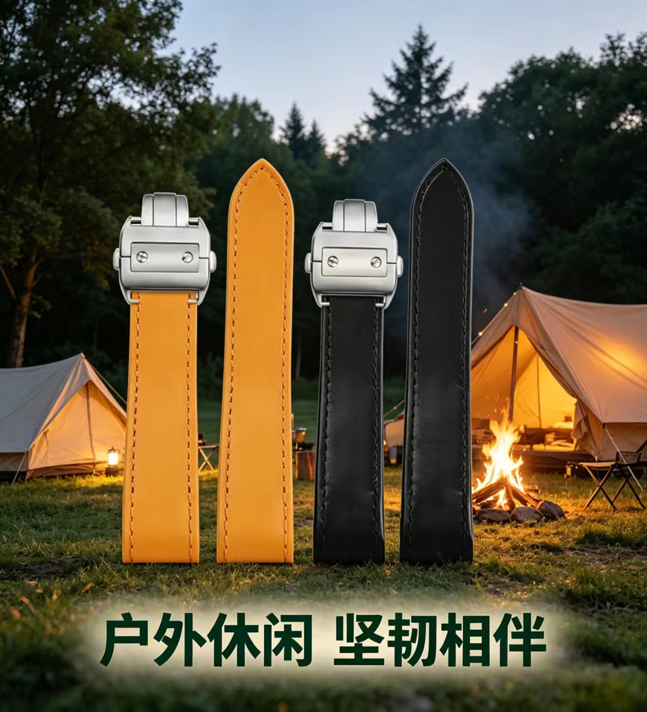 Genuine Lea/ther Watch Strap f - огляд і ціна Cartier Watch Santos
