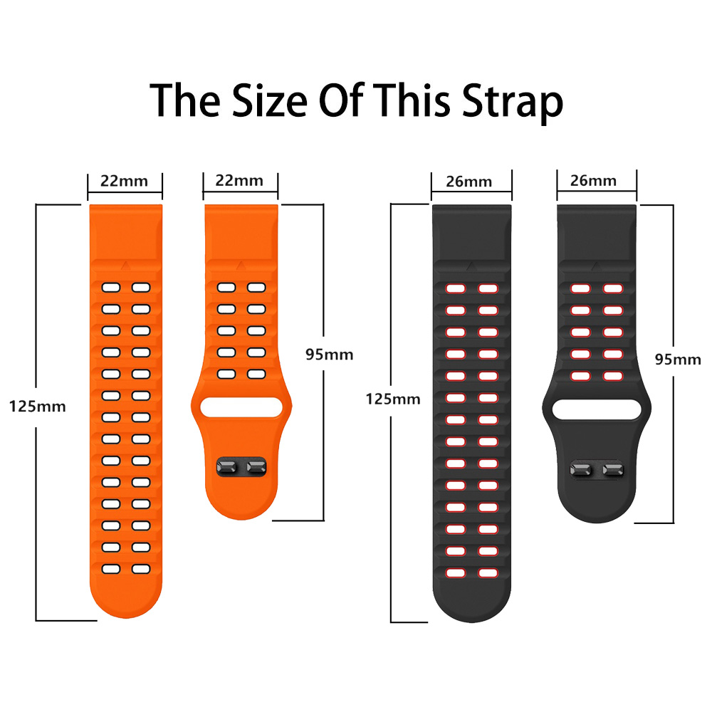 Quickfit 26mm, 22mm Watch Band - огляд і ціна Silicone Watch Band 22Mm